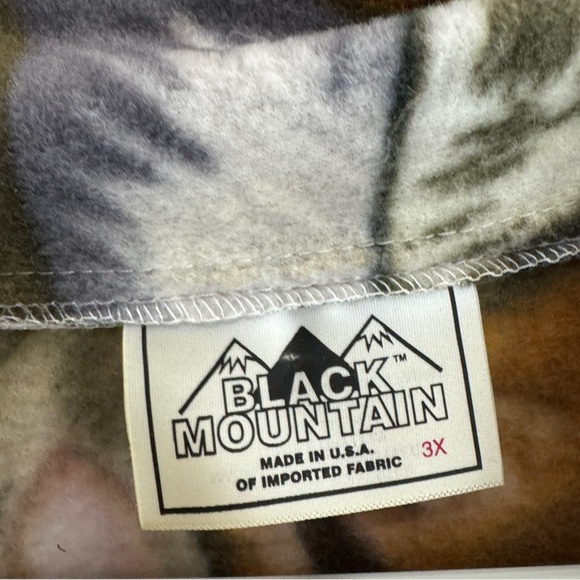 Black Mountain Cats Fleece Jacket Size 3X - Picture 4 of 8